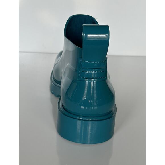 Bottega Veneta Shiny Rubber Blue Ankle Boots 11 US (44 Euro) 680510 IT NIB $650 main image 7